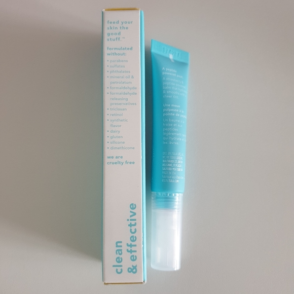 Tula Lip SOS Lip Treatment Balm in Strawberry Flush + Peptide, Prebiotic, Kiwi - Picture 3 of 6